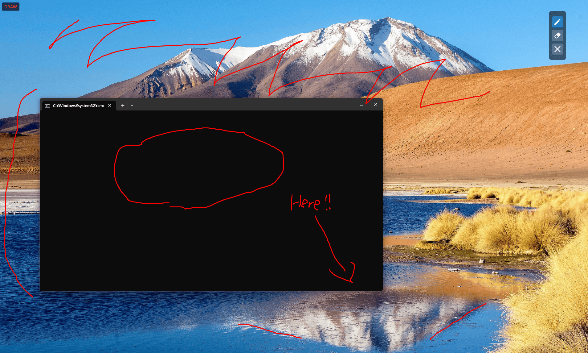 Desktop Ink in action