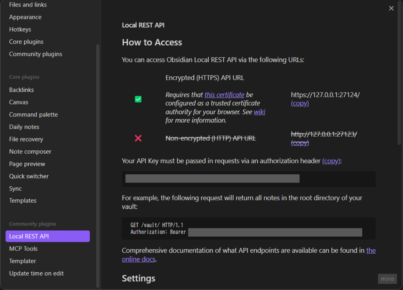 api key